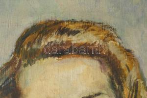 Biai-Föglein István (1905-1974): Fiatal hölgy portréja. Olaj, vászon, jelzett. Dekoratív fakeretben....