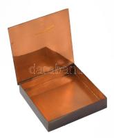 Kopcsányi Ottó (1933-2016) Díszdoboz, jelzett, zománcozott 10x10 cm