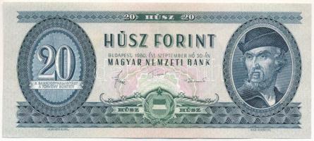 1980. 20Ft "C 373 006130" T:F szép papír Adamo F17