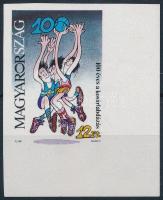 1991 100 éves a kosárlabdázás ívsarki vágott bélyeg
