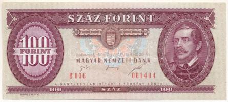 1995. 100Ft "B 301 199576" T:F szép papír Adamo F39
