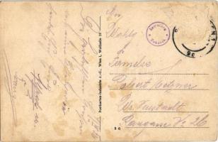 1926 Heiligenkreuz, Kaffeehaus Zur Schmiede / café, view (Rb)