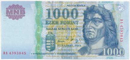 2005. 1000Ft "DA 4393845" T:UNC Adamo F55F1
