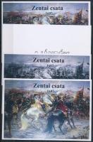 2022/12 Zentai csata 4 darabos emlékív garnitúra (30.000)