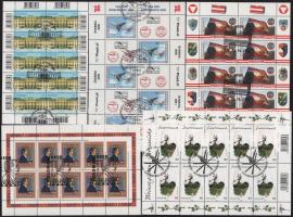 Ausztria 2005-2013 5 db klf kisív (Mi EUR 124.-)