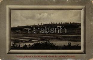 Moreni, Vederea generala a schelei Moreni vazuta din prundul Cricovului / general view (Rb)