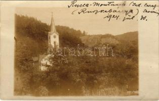 1924 Ruszkabánya, Rusca Montana; templom / church. photo (EK)