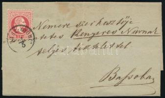 1871 5kr levélen / on cover "SEPSI SZ:GYÖRGY"