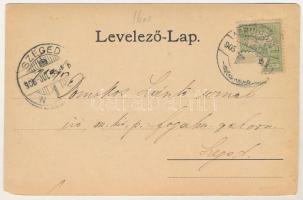 1905 Abrudbánya, Abrud; Ferenc József laktanya. Gálfi György kiadása / K.u.k. military barracks (EM)