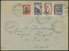 1918 Levél / Cover "BUCAREST" - "SOPHIA"