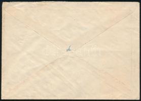 1953 Díjjegyes levél 14 bélyeges díjkiegészítéssel / PS-cover with 14 stamps