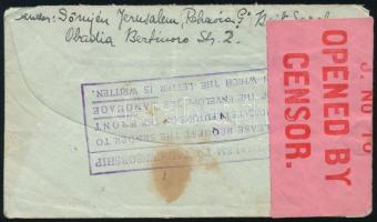 1939 Cenzúrázott levél / Censored cover