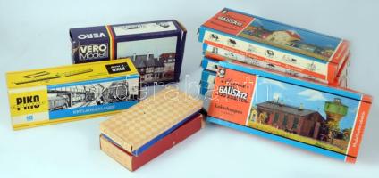 12 darab modell vasút doboz, Piko, Bausatz, klf méretben