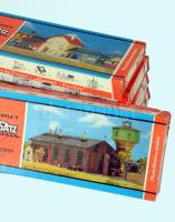 12 darab modell vasút doboz, Piko, Bausatz, klf méretben