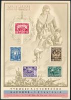 Csehszlovákia 1945 3 db Mi blokk 7 (Mi EUR 120.-)