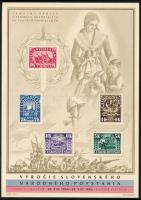 Csehszlovákia 1945 3 db Mi blokk 7 (Mi EUR 120.-)