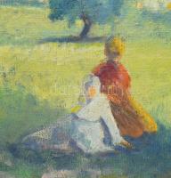 Thorma János (1870-1937): Nagybányai nyár. Olaj, vászon, jelezve jobbra lent: Thorma. Aukcionálva: B...