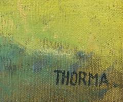Thorma János (1870-1937): Nagybányai nyár. Olaj, vászon, jelezve jobbra lent: Thorma. Aukcionálva: B...