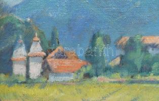 Thorma János (1870-1937): Nagybányai nyár. Olaj, vászon, jelezve jobbra lent: Thorma. Aukcionálva: B...