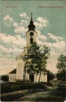 1906 Veresegyház, Katolikus templom. Brüll Lajos kiadása (EK)