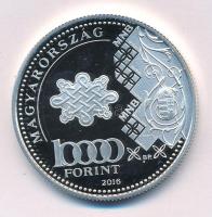 2016. 10.000Ft Ag "Hetvenéves a forint" kapszulában T:PP Adamo EM321