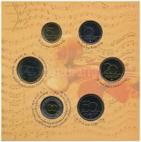 2009. 5Ft-200Ft "Haydn" (6xklf) forgalmi sor + "Joseph Haydn" Ag emlékérem (12g/...