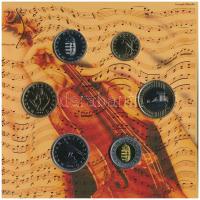 2009. 5Ft-200Ft "Haydn" (6xklf) forgalmi sor + "Joseph Haydn" Ag emlékérem (12g/...
