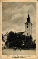 1940 Büdszentmihály (Tiszavasvári), Református vártemplom, történelmi műemlék. Pásztor Pálné kiadása (gyűrődések / creases)