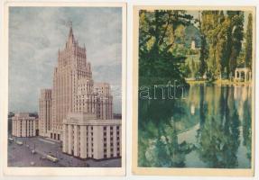 SZOVJETUNIÓ - 58 db MODERN város képeslap / SOVIET UNION - 58 modern town postcards