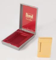 Duval öngyújtó, dobozában, szép állapotban , m: 6 cm