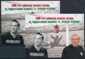 2026 100 éve született Grosics Gyula emlékívpár 00000 sorszámmal
