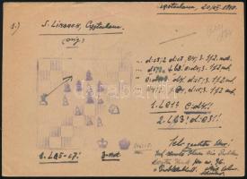 1948 Díjjegyes levelezőlap 2 db vágott bélyeggel / PS-card with imperforate stamps