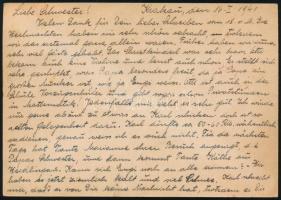 Generalgouvernement 1941 Cenzúrázott levelezőlap / Censored postcard "KRAKAU"