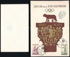 1960 2 db olimpiai küldemény / 2 Olympic covers
