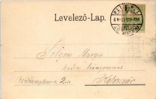 1903 Nagyvárad, Oradea; Püspöki palota, székesegyház és múzeum. Helyfi László kiadása / Bischöfliche...