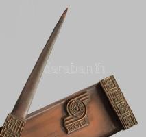 Agrotröszt Budapest iparművész réz asztali készlet