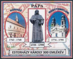 2025 Esterházy Károly 300 emlékév emlékív