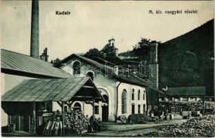 Kudzsir, Kudsir, Cugir; M. kir. vasgyár. Gyöngyösi Gyula kiadása / ironworks, iron factory (fl)