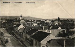 Szászsebes, Mühlbach, Sebesul Sasesc, Sebes; látkép. A. Gross kiadása / Totalansicht / general view (r)