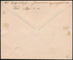 Nyíregyháza I. 1944 40f korai felhasználású (december 29.) levélen, cenzúrázva / 40f on early used c...