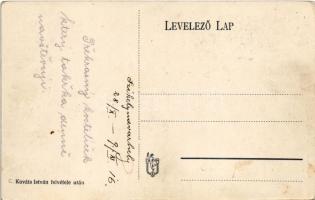 1916 Székelyudvarhely, Odorheiu Secuiesc; Római katolikus templom, belső. Kováts István felvétele ut...