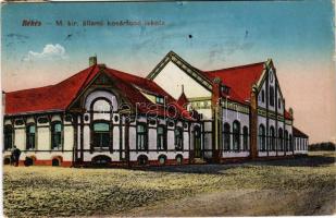 Békés, M. kir. állami kosárfonó iskola. Végh Lajos kiadása (r)