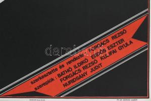 Wahorn András (1953-): Ezra Pound Cantók, Egyetemi Színpad, Bp.,, 1983, plakát, papír, jelzett a pla...