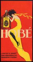 cca 1920 Hobé triple sec likőr számolócédula