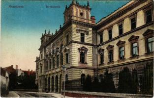 Komárom, Komárno; Törvényszék. Vasúti levelezőlapárusítás 28. sz. - 1915. / court (fl)
