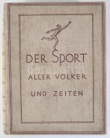 Bogeng, [Gustav Adolf Erich] (szerk.): Geschichte des Sports aller Völker und Zeiten. I-II. köt. [Egy kötetben.] Leipzig, 1926, E. A. Seemann. Szövegközti és egészoldalas, fekete-fehér és színes képekkel illusztrálva. Német nyelven. Kiadói egészvászon-kötés, kissé vetemedett kötéstáblákkal, helyenként lapszéli ázásnyomokkal, összeragadó lapokkal.