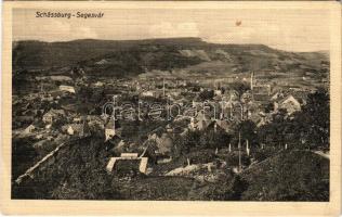 1911 Segesvár, Schässburg, Sighisoara; látkép. W. Nagy kiadása / general view (EB)