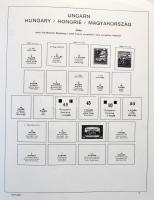 Használatlan Turul megszállási albumlapok KABE borítóval