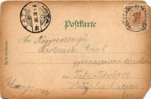 1899 Bad Deutsch-Altenburg, Kirche, Türkenhügel, Haidenthor, 1000 jähr. Rundkapelle, Amphitheater. M...