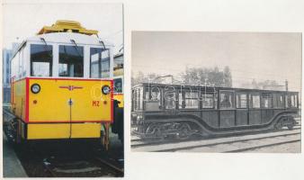 10 db MODERN villamos képeslap / 10 modern tram postcards